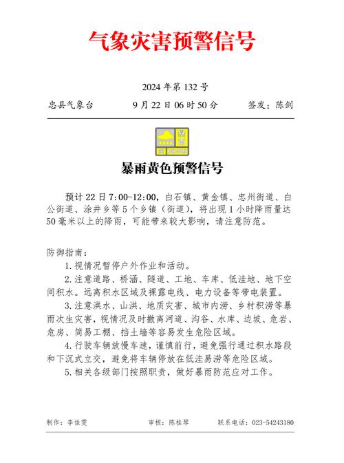 江西省高安市发布暴雨黄色预警_1