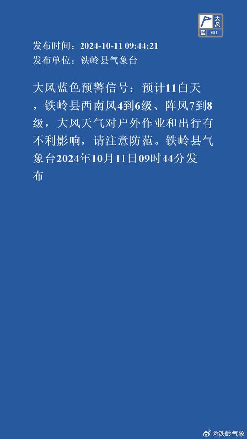 辽宁省北票市发布大风蓝色预警_7