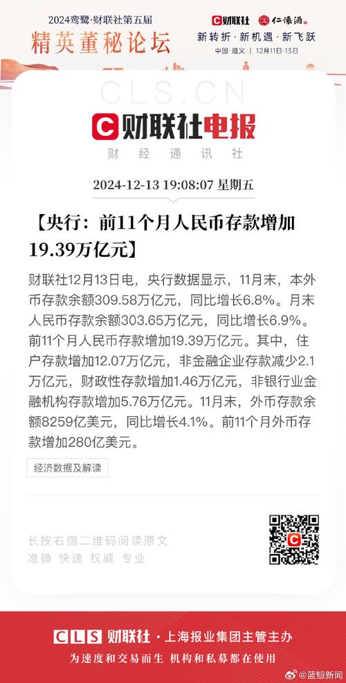 广义货币突破300万亿元意味着什么?央行解读→