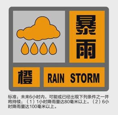 浙江省东阳市发布暴雨橙色预警
