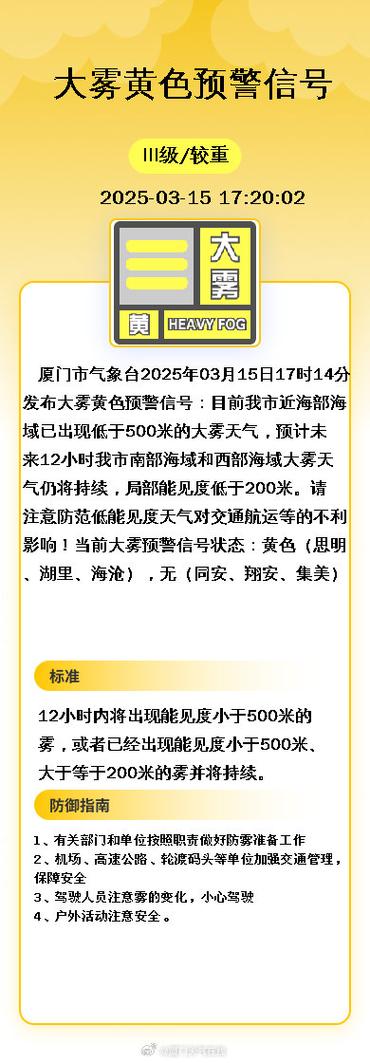 福建省漳浦县发布大雾黄色预警_6
