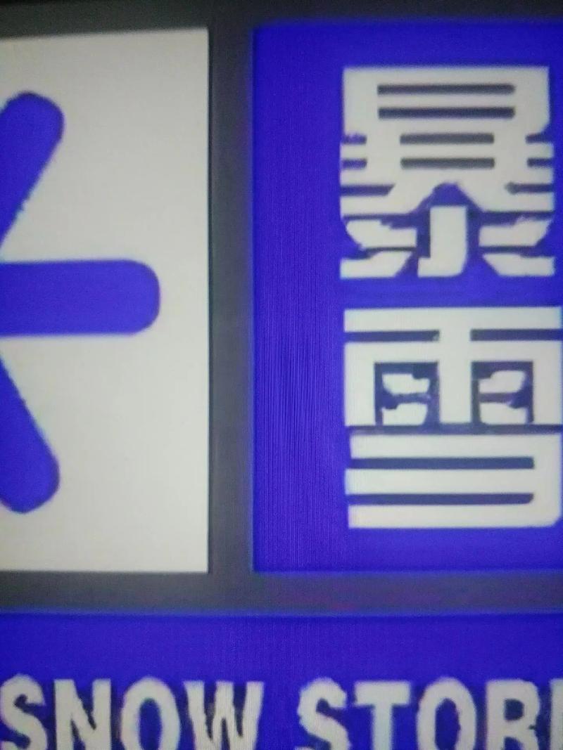 黑龙江省逊克县发布暴雪蓝色预警
