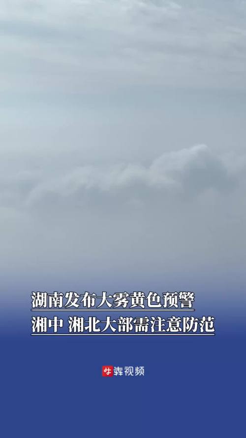 湖南省洞口县发布大雾黄色预警_1
