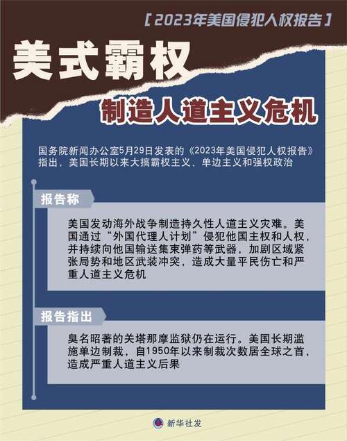 《2023年美国侵犯人权报告》(内容摘要)