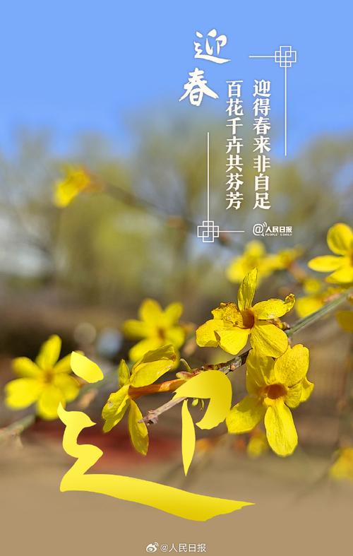 原来 可以用汉字打开春天~