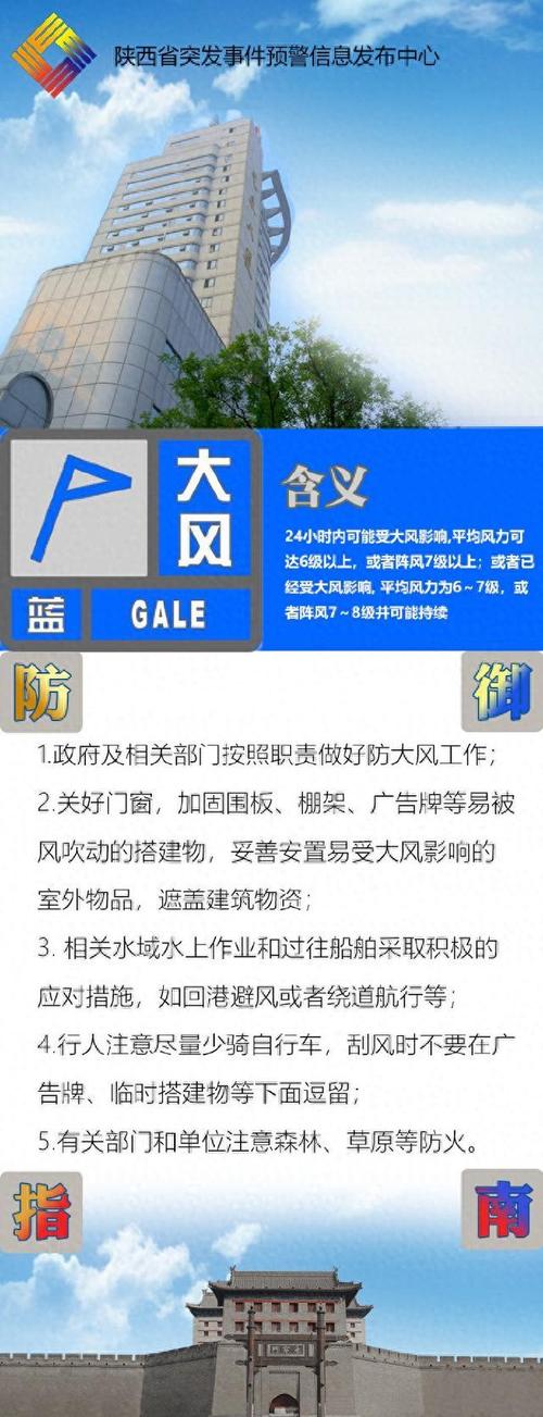 江西发布大风蓝色预警 局部地区阵风达8级