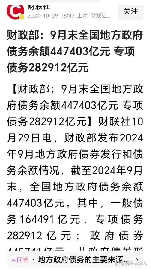 财政部:中国政府负债水平适度