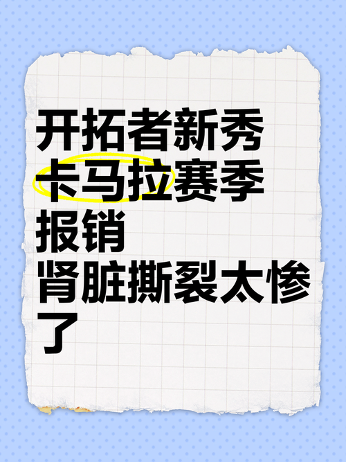 官宣:卡马拉遭遇肋骨骨折&肾脏破裂赛季报销