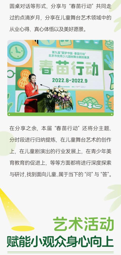 第十届“圆梦中国·春苗行动”北京市优秀少儿题材舞台剧目展演开幕