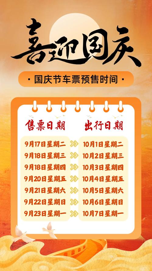 10月1日火车票今天开售!车票紧张?官方支招