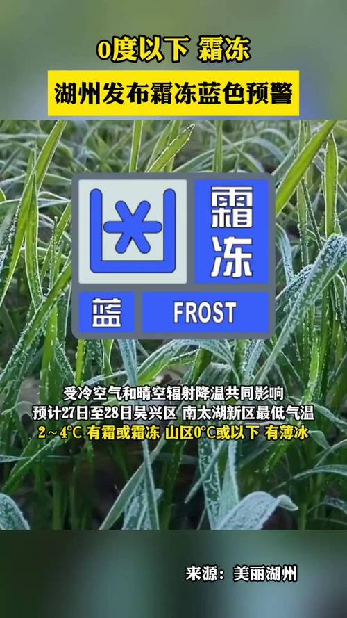 贵州省三穗县发布霜冻蓝色预警