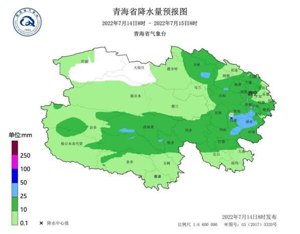 青海省祁连县发布暴雨黄色预警
