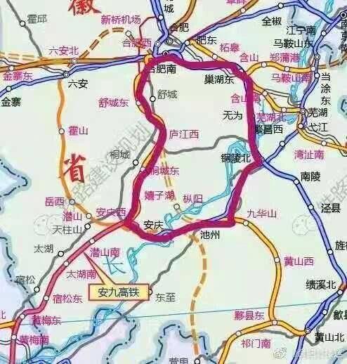 1月5日铁路调图 合肥南-合肥环线高铁开通