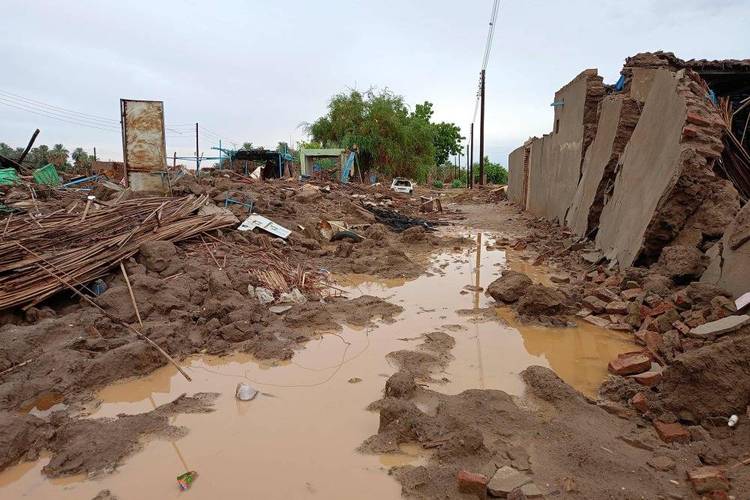 苏丹北部多地遭暴雨袭击 造成45人死亡