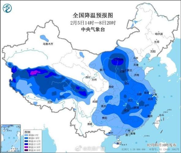 河北省栾城区发布寒潮蓝色预警