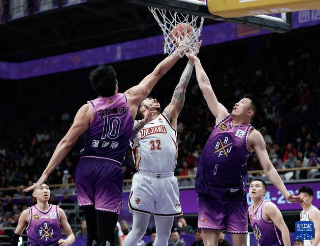 篮球——CBA常规赛:北京控股胜浙江稠州金租