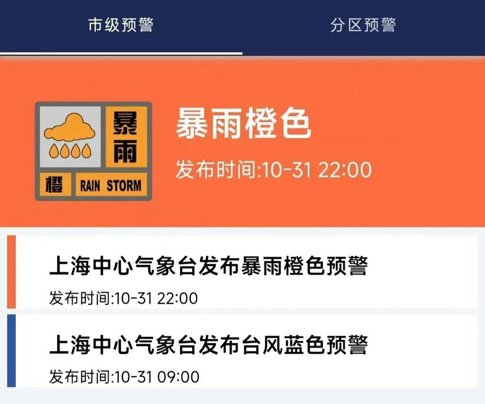 江苏省宜兴市发布暴雨橙色预警
