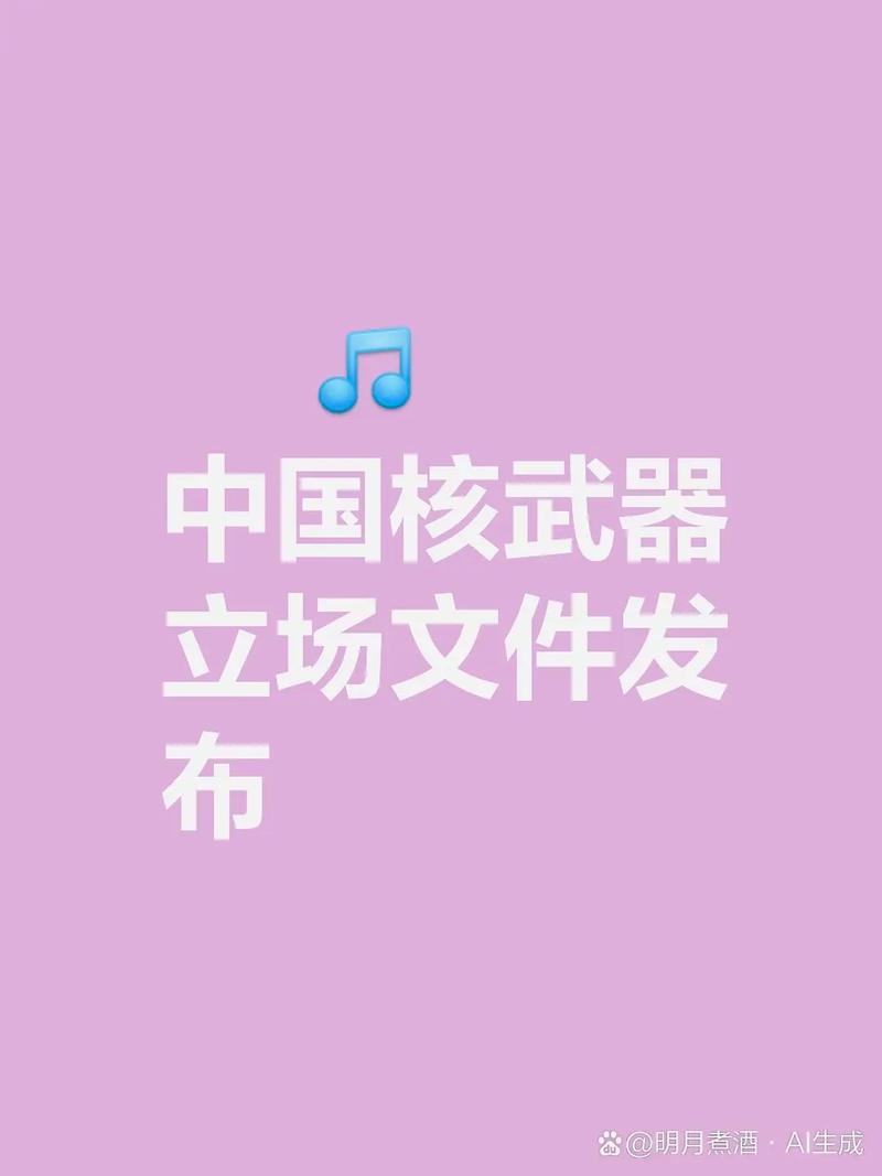 中方建议核武器国家“互不首先使用核武器”