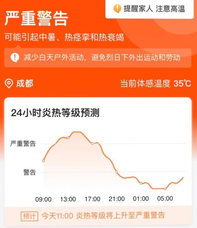 四川省阆中市发布高温橙色预警_1