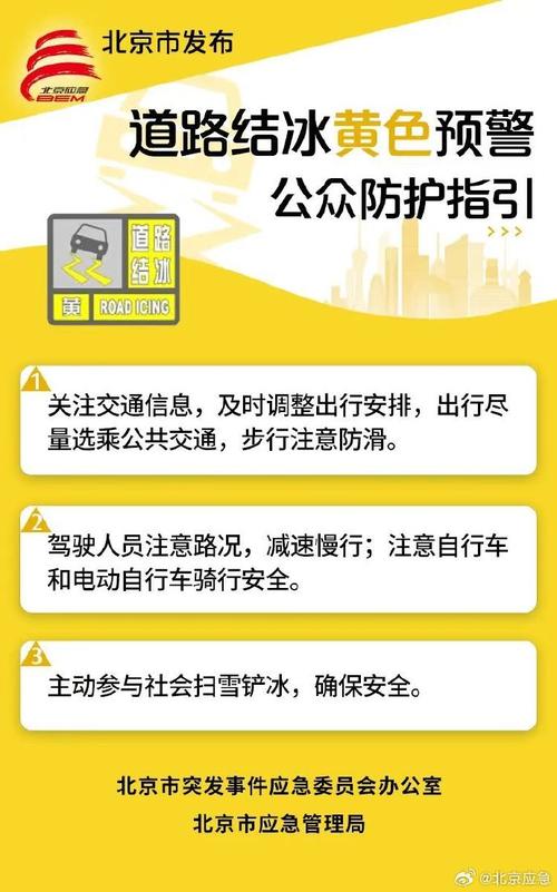 江西省渝水区发布道路结冰黄色预警