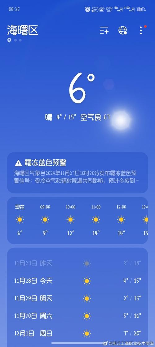 黑龙江省伊春市发布霜冻蓝色预警